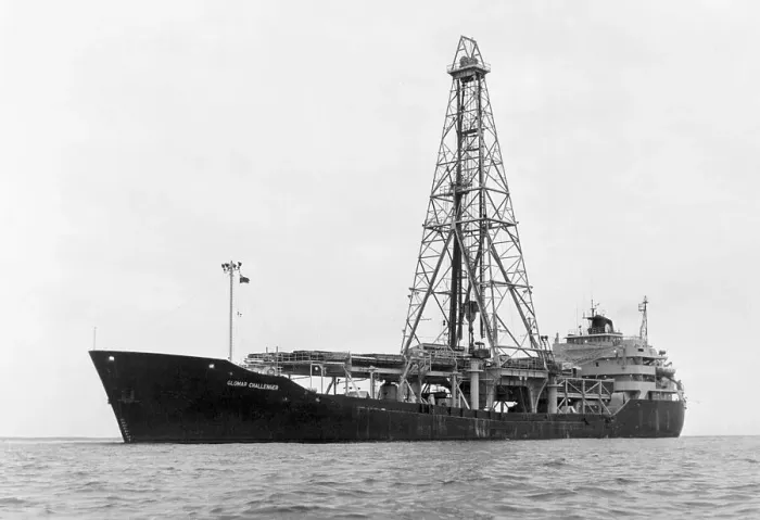 Framed Print : Offshore Drilling Ship Framed Print : Offshore Drilling Ship