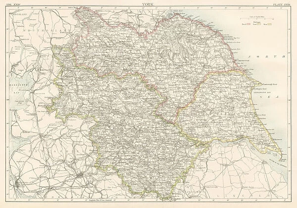 Ohio map 1885