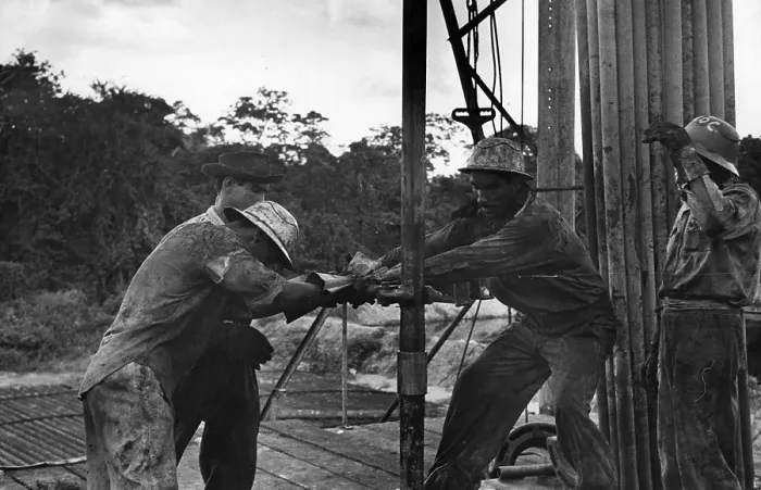 Framed Print : Oil Drillers Framed Print : Oil Drillers