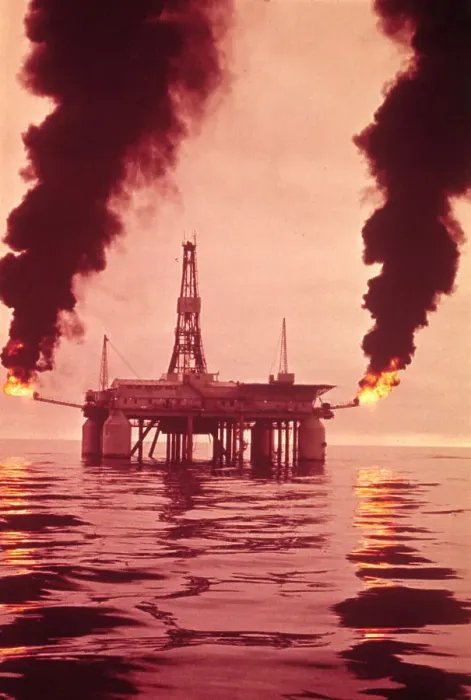 Framed Print : Oil Drilling Platform Framed Print : Oil Drilling Platform