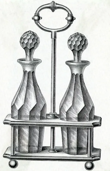 Framed Print : Oil And Vinegar Serving Set Framed Print : Oil And Vinegar Serving Set