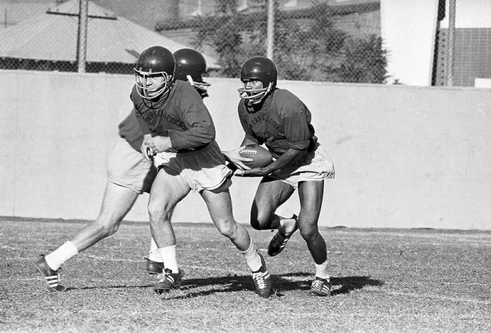 Framed Print : O.J. Simpson Taking the Ball Framed Print : O.J. Simpson Taking the Ball