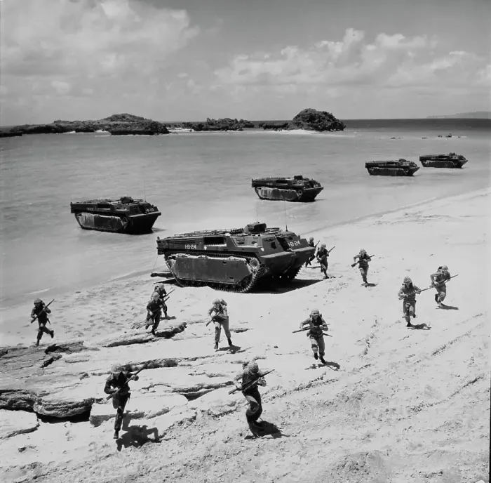 Framed Print : Okinawa Assault Framed Print : Okinawa Assault