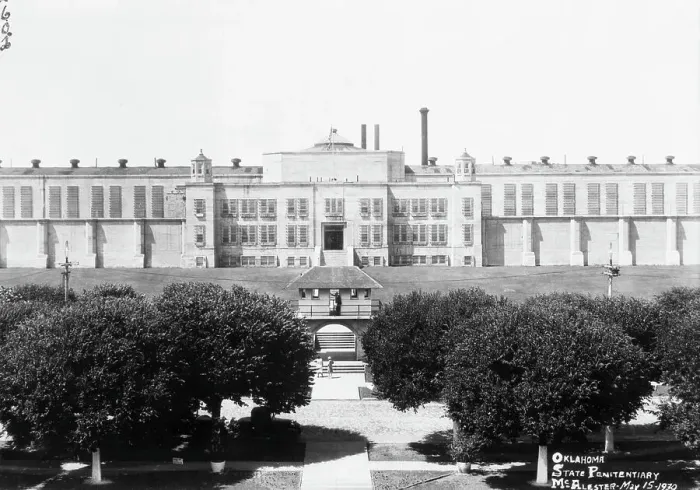 Framed Print : Oklahoma State Prison in McAlester
