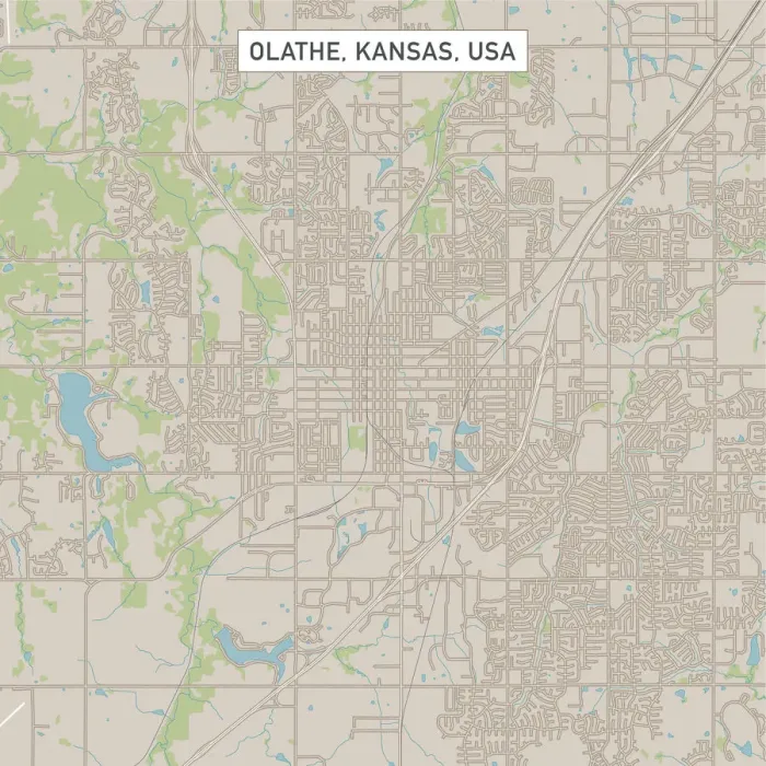 Kansas Road Map Roads Southwest Of Wichita Becoming Snow Packed