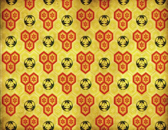 Framed Print : Old Asian Wallpaper Framed Print : Old Asian Wallpaper