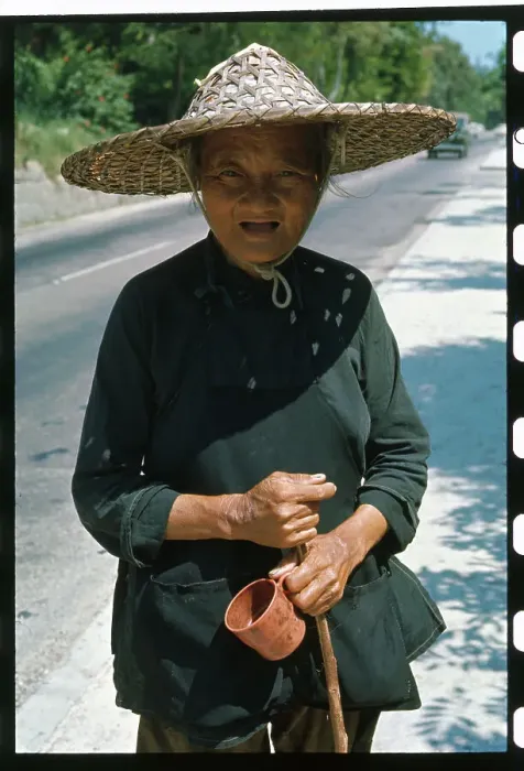 Framed Print : Old Asian Woman Framed Print : Old Asian Woman