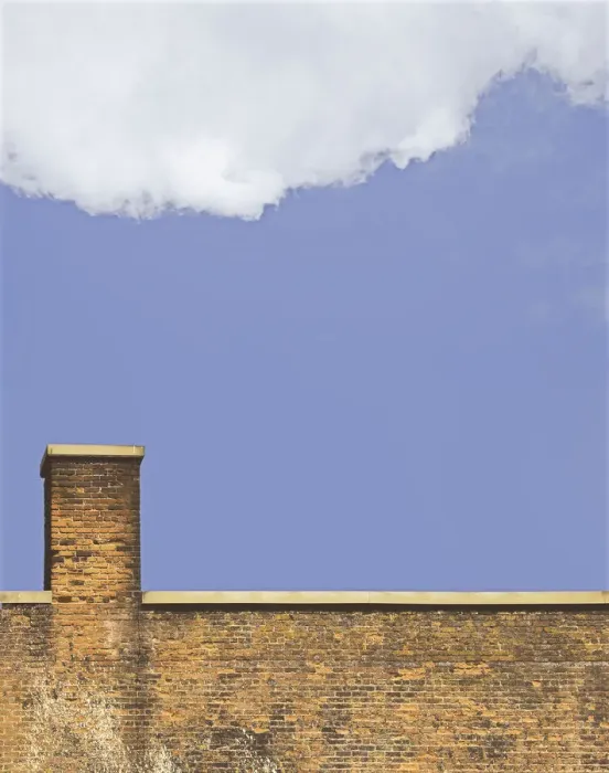 Framed Print : Old Brick Wall And Cloud Framed Print : Old Brick Wall And Cloud