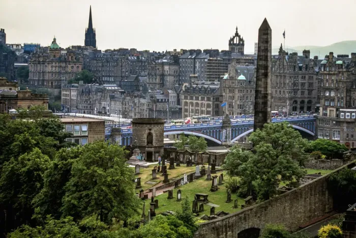 Framed Print : Old Calton Burial Ground, Edinburgh Framed Print : Old Calton Burial Ground, Edinburgh