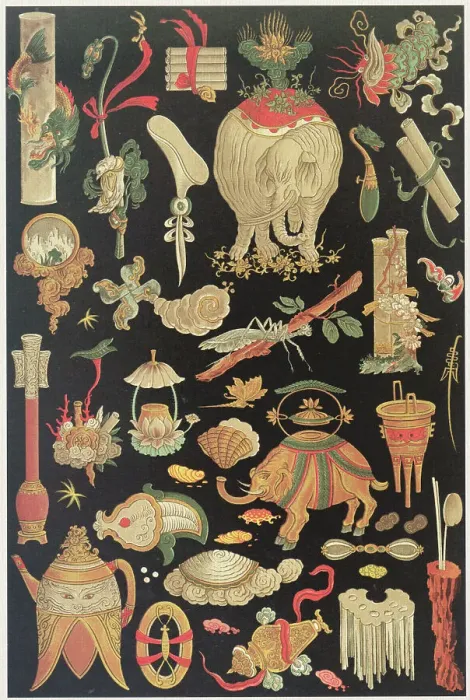 Framed Print : Old Chinese Ornament Framed Print : Old Chinese Ornament