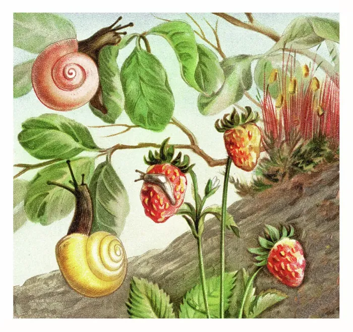 Framed Print : Old chromolithograph illustration of Land Molluscs, snails Framed Print : Old chromolithograph illustration of Land Molluscs, snails