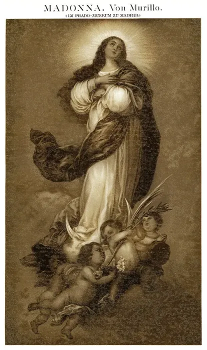 Framed Print : Old chromolithograph illustration of Madonna by Bartolome Esteban Murillo Framed Print : Old chromolithograph illustration of Madonna by Bartolome Esteban Murillo