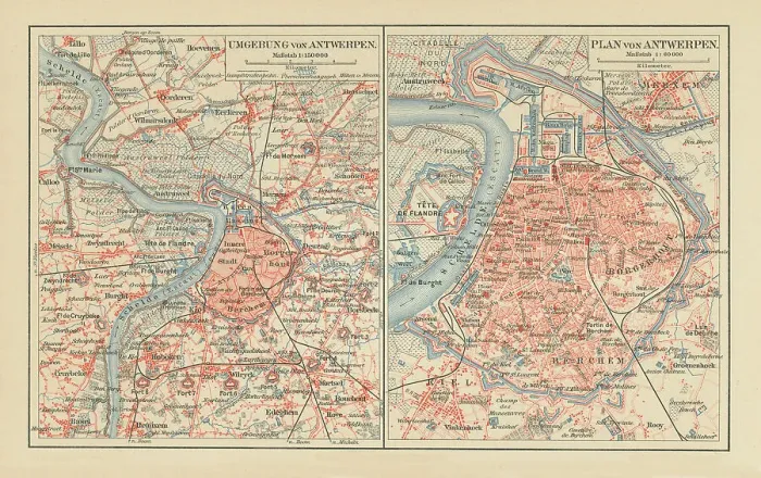 Framed Print : Old chromolithograph map of Antwerp, largest city in Belgium, capital of Antwerp Province in the Flemish Region Framed Print : Old chromolithograph map of Antwerp, largest city in Belgium, capital of Antwerp Province in the Flemish Region