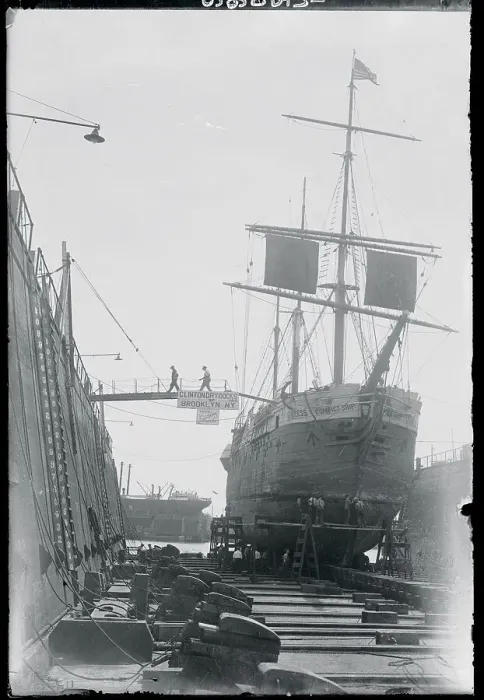 Framed Print : Old Convict Ship in Drydock Framed Print : Old Convict Ship in Drydock