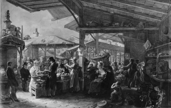 Framed Print : Old Covent Garden Market Framed Print : Old Covent Garden Market