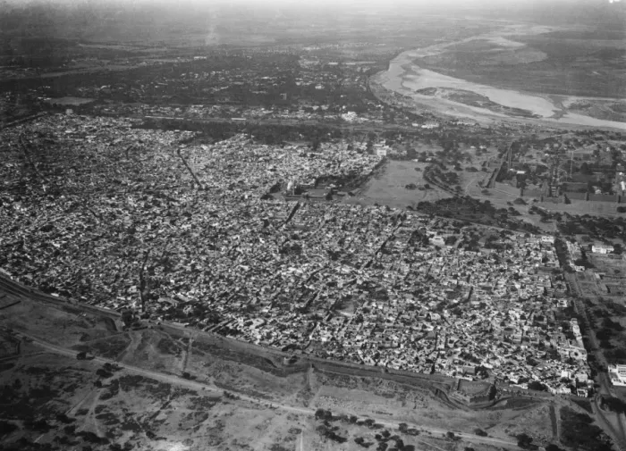 Framed Print : Old Delhi FromThe Air Framed Print : Old Delhi FromThe Air