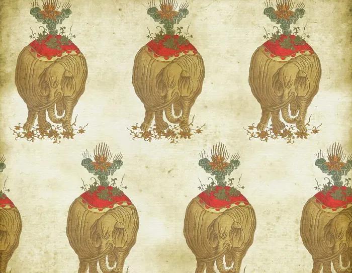 Framed Print : Old Dirty Chinese Wallpaper