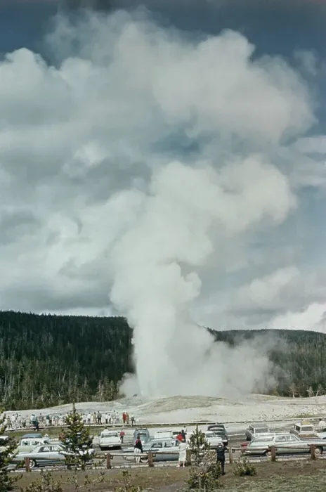 Framed Print : Old Faithful Geyser Erupting Framed Print : Old Faithful Geyser Erupting