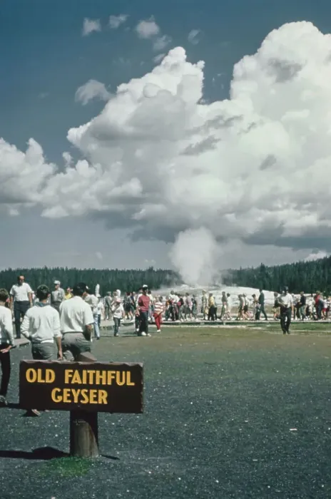 Framed Print : Old Faithful Geyser Erupting Framed Print : Old Faithful Geyser Erupting
