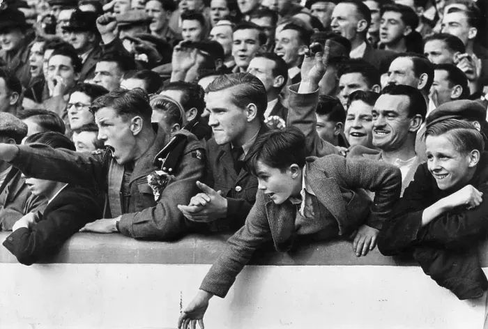 Framed Print : Old Firm Spectators Framed Print : Old Firm Spectators