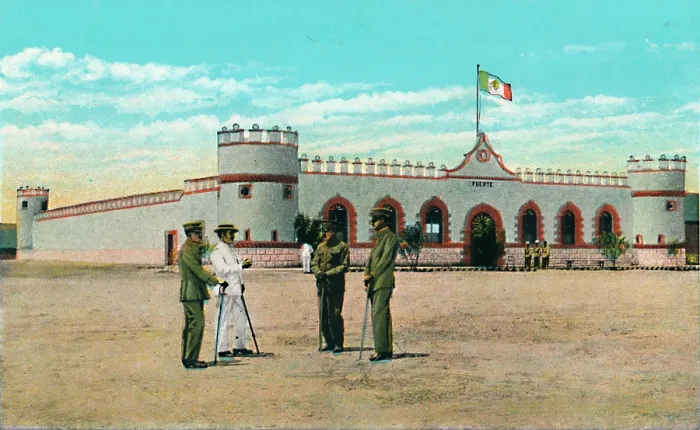 Framed Print : Old Fort, circa 1939. From Souvenir of Tijuana, Mexico Framed Print : Old Fort, circa 1939. From Souvenir of Tijuana, Mexico