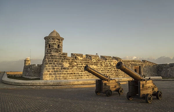 Old fortress and cannons in Havana
