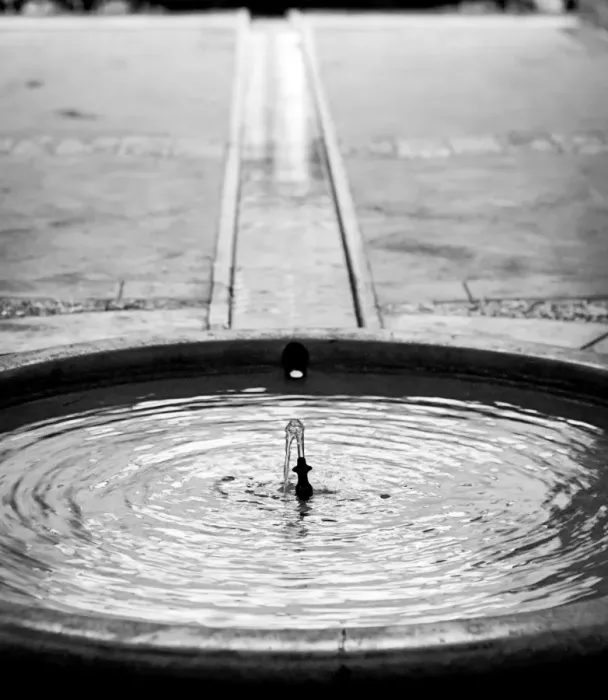 Framed Print : Old fountain in a house Framed Print : Old fountain in a house