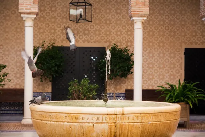 Framed Print : Old fountain in a house Framed Print : Old fountain in a house