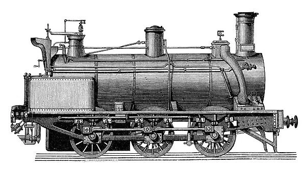 Old French locomotive