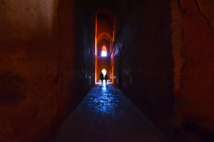 Framed Print : Old hallway in Bagan pagoda Framed Print : Old hallway in Bagan pagoda