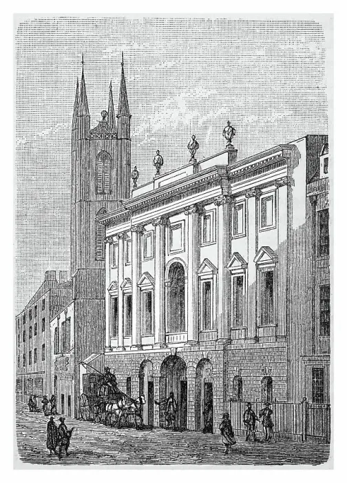 Framed Print : Old illustration of The Bank of England in London, England Framed Print : Old illustration of The Bank of England in London, England