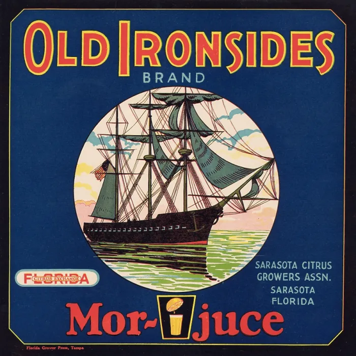 Framed Print : Old Ironsides Brand Framed Print : Old Ironsides Brand