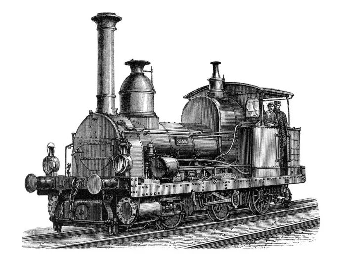 Framed Print : Old Liliput Locomotive Framed Print : Old Liliput Locomotive