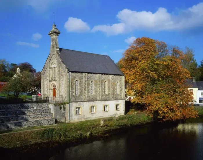 Framed Print : Old Methodist Church on the River Eske Framed Print : Old Methodist Church on the River Eske