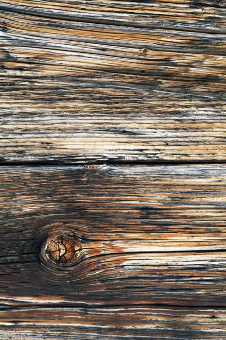 Framed Print : Detail of an old natural wood house front Framed Print : Detail of an old natural wood house front