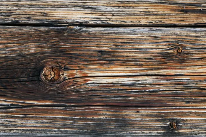 Framed Print : Detail of an old natural wood house front Framed Print : Detail of an old natural wood house front
