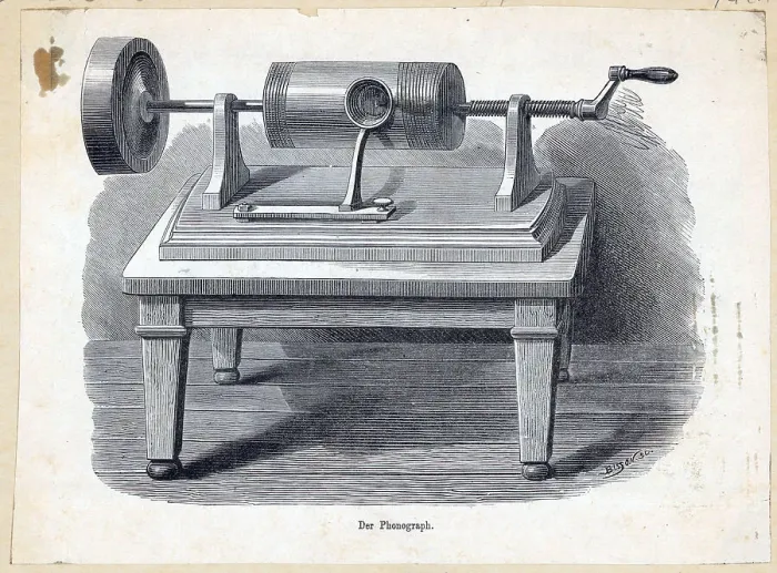 Framed Print : Old Phonograph with No Sound Horn Framed Print : Old Phonograph with No Sound Horn