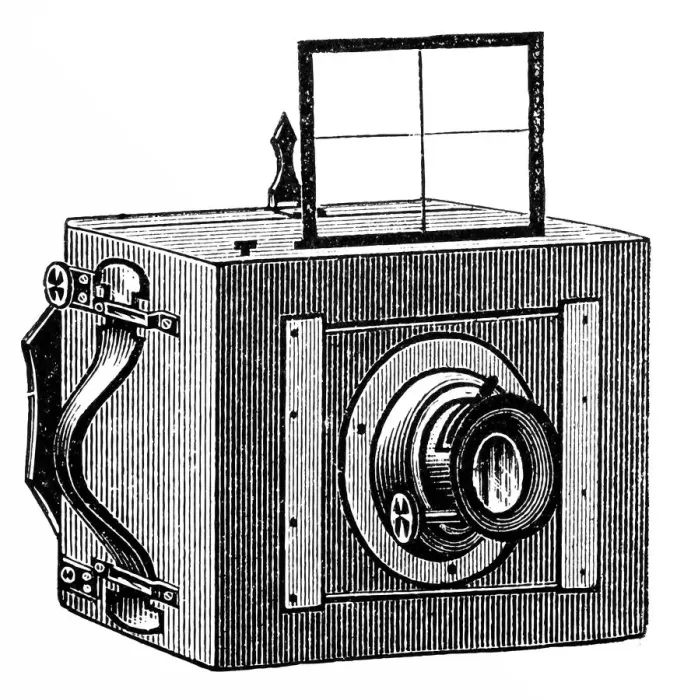 Framed Print : Old photo camera Framed Print : Old photo camera