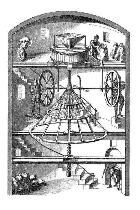 Framed Print : Old Roman mill Framed Print : Old Roman mill