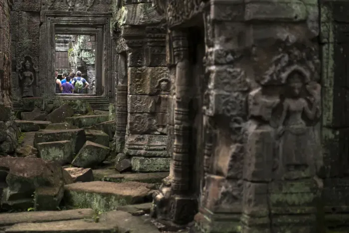 Framed Print : Old ruins of Angkor, Cambodia Framed Print : Old ruins of Angkor, Cambodia