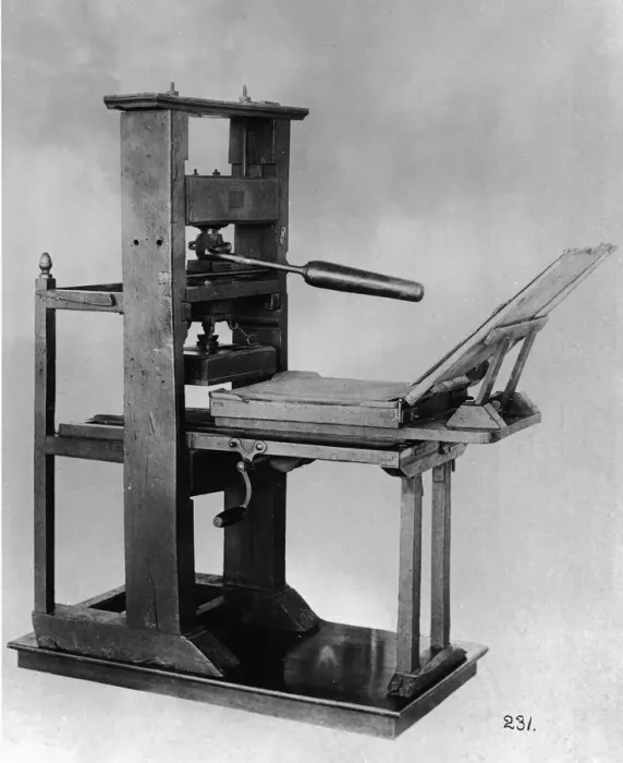 Framed Print : Old Style Printing Press Framed Print : Old Style Printing Press