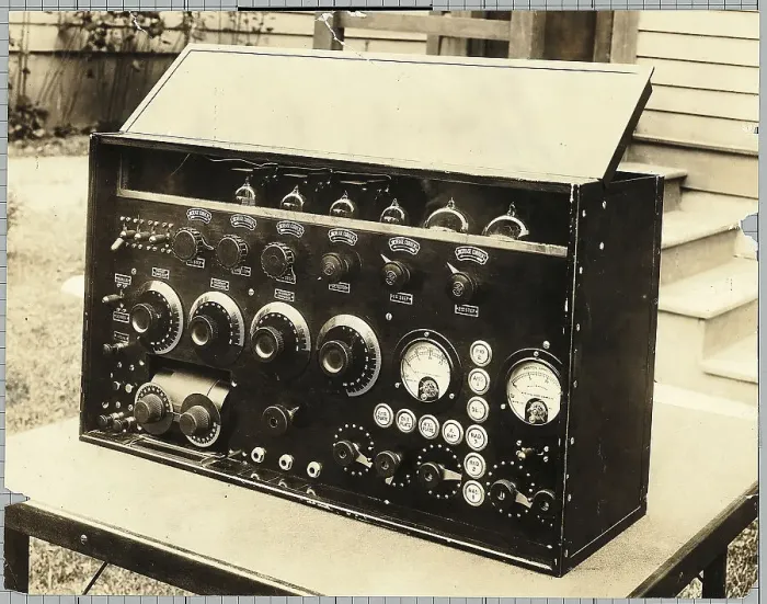 Framed Print : Old Style Radio Transmitter Framed Print : Old Style Radio Transmitter