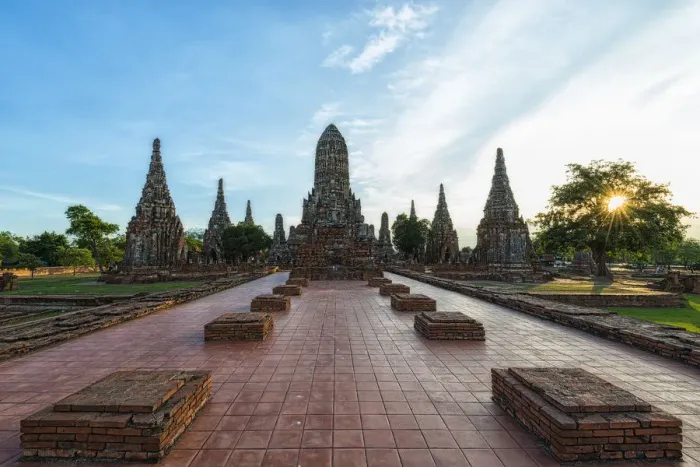 Framed Print : Old Temple Wat Chaiwatthanaram at Sunset Framed Print : Old Temple Wat Chaiwatthanaram at Sunset