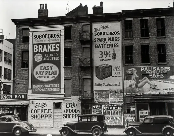 Framed Print : Old Tenements Covered With Posters Framed Print : Old Tenements Covered With Posters