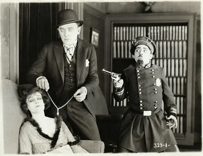 Framed Print : A Old Time Movie Comedy Sketch Framed Print : A Old Time Movie Comedy Sketch