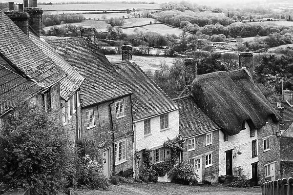 Old Times. Gold Hill Shaftsbury Summerset The Street made famous in the Hovis bread advert