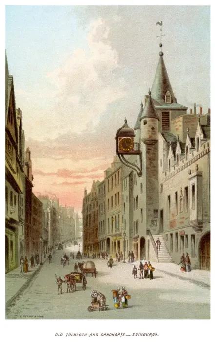 Framed Print : Old Tolbooth and Canongate Edinburgh Framed Print : Old Tolbooth and Canongate Edinburgh