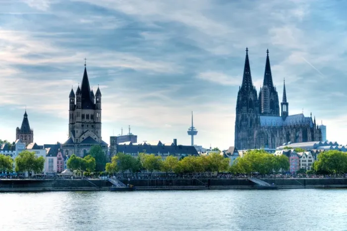 Framed Print : Old Town of Cologne Framed Print : Old Town of Cologne
