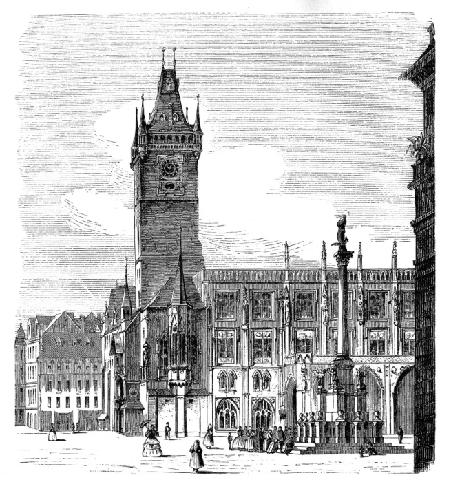 Framed Print : The old town hall of Prague Framed Print : The old town hall of Prague