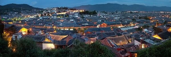 Old Town Lijiang Panorama